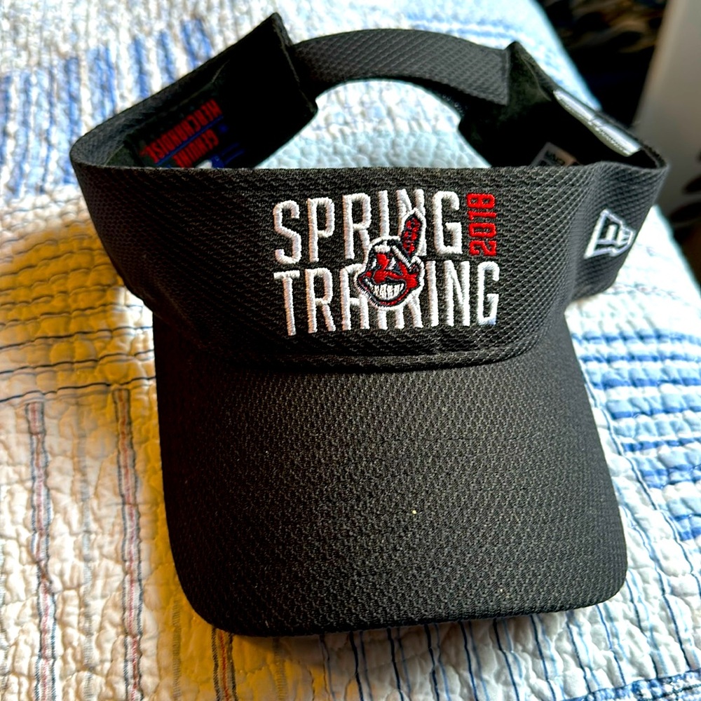 Cleveland Indians Chief Wahoo Logo Spring Training Original Visor Hat MLB